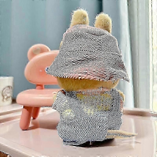 Original Anden Generations Labubu Monster Have A Seat Serie Sød Dukke Tøjlegetøj Ornamenter Kun Tøj Sød Dukke Legetøjsgave-Labubu 5