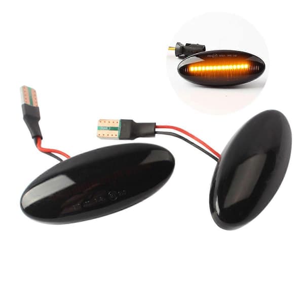 1 Par Sotede LED Dynamiske Sidespeil Blinklysindikatorlys for Opel/ B MK1 1995-2003