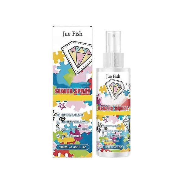 Akryl Stenmålning Förseglingsspray 100ml - Diamantkonst Glansig Ytskydd