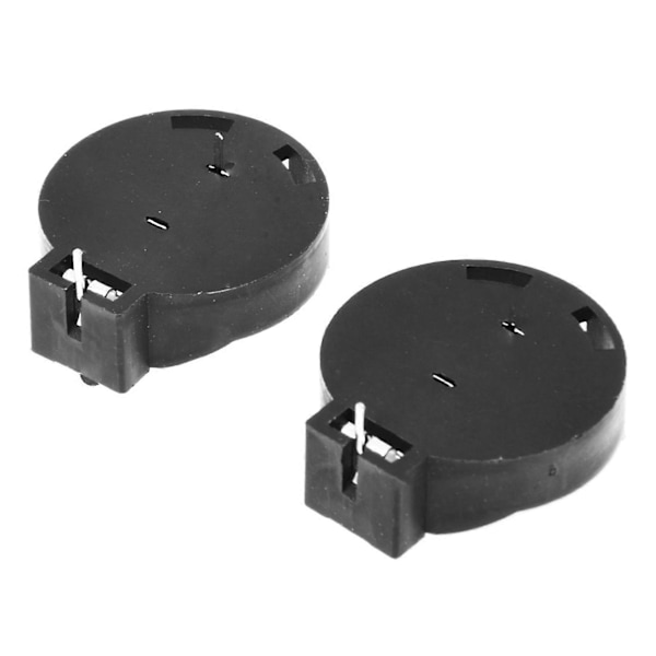 40 stk. CR2450 Knappcelle Batteriholder Sokkel Kasse 2 Pins Svart