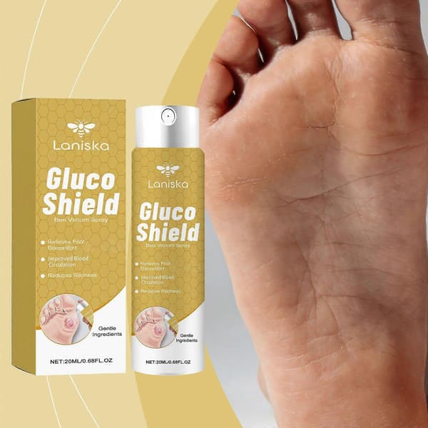 Gluco-Shield Bee-Venom Sår Spray Lang Beskyttelse Lange Kontortimer 3pcs