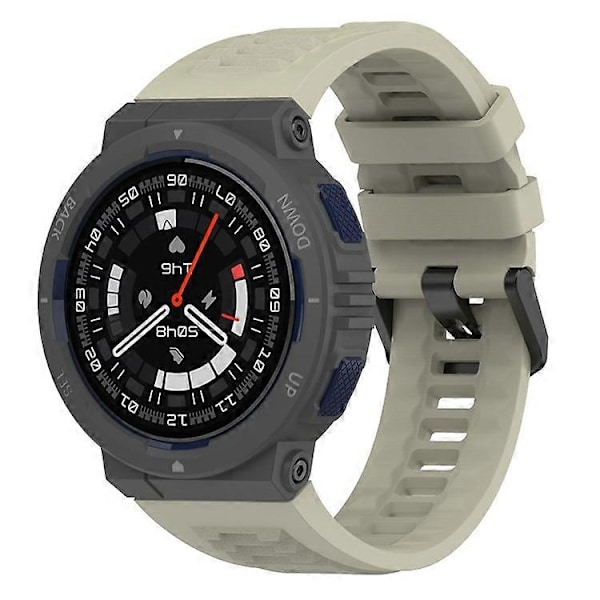 Kompatibelt för Huami Amazfit Active Edge A2212 Ersättningsarmband Mjukt Silikon Klockarmband Grey