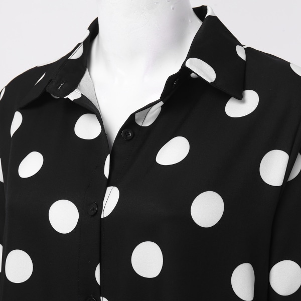 Kesän suosittu yksivärinen pilkkukuosinen seksikäs paita kesämekko löysä taskumekko A9SYDDG230613R 4XL