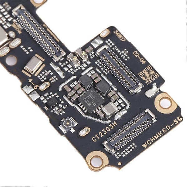 Kompatibel for Xiaomi Redmi K60 5G Dock Connector Ladeport Flex Kabel Erstatningsdel (uten Logo)