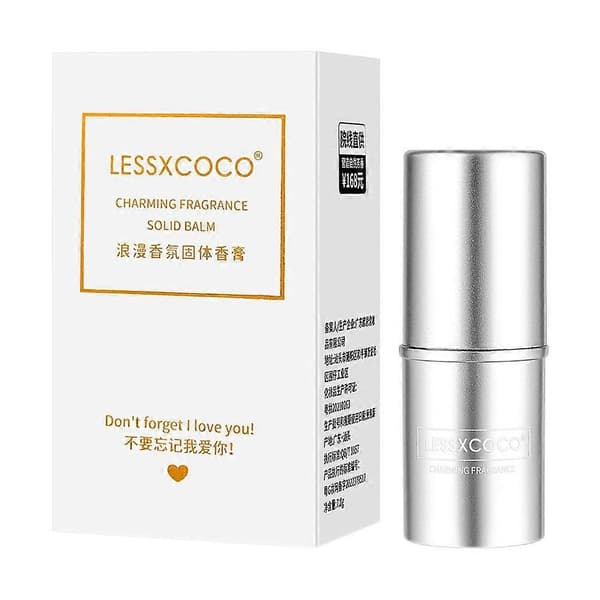 LESSXCOCO Charming Fragrance Body Solid Balm Natural Fresh Deodorant Blue Bell