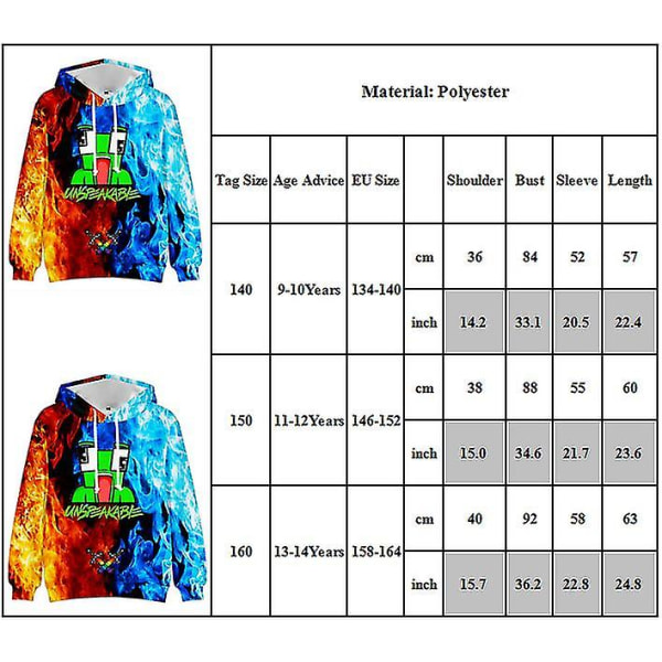 Børne Casual Langærmet Hættetrøje Pullover Sweatshirt