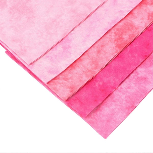 5 st Bomulls Quiltnings Tyg Smutsfärgat 50 cm Långt 45 cm Brett Mjukt Lappverkstyg för Hantverk DIY Reparation Rosa 50 cm Långt 45 cm Brett (5 st)