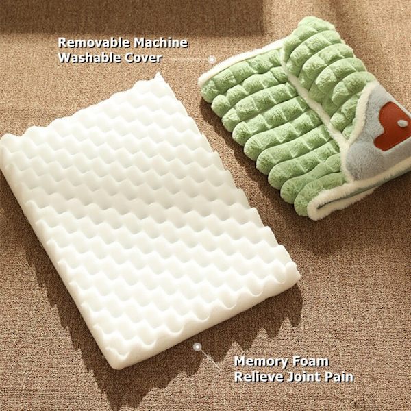 Konepestävä koiranpeti irrotettava ortopedinen pennun tyyny talvi memory foam koiran tyyny pienille keskikokoisille suurille koirille ja kissoille Chocolate XXXL(100*70CM)