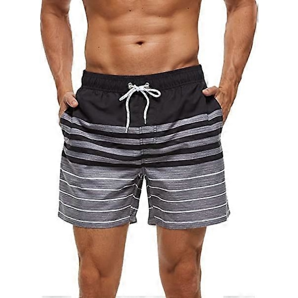 Miesten Uimashortsit Havaiji Rantashortsit Vettähylkivät Uimashortsit Surffishortsit Miesten Uimahousut Kiristysnyörillä ja Taskuilla, Hengittävät, Nopeasti KuivuvatC