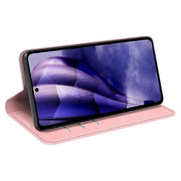 Kompatibelt Skal för HMD Skyline Fodral Plånboksfodral i Läder med Hudkänsla Pink