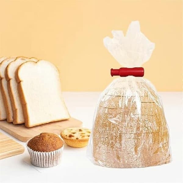 BagClamp Snack Brød Forseglingsklips Ekstrudering Brødposeklemme Bærbar Pressende Snackposeklips Plast