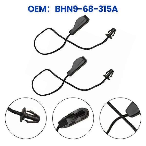 2 kpl Takaluukun hattuhyllyn naru BHN968315A BHN9-68-315A Mazda 3 BM CX-3