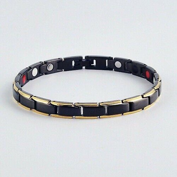 Slankearmbånd Lymfedrenasje Magnetisk Terapeutisk Black with Gold