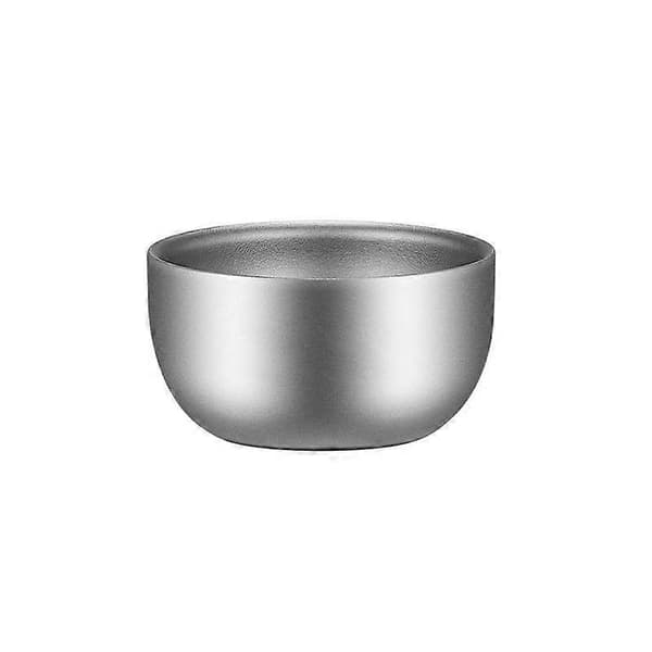 Ren titanium dobbeltlags lille te kop kaffe til udendørs camping kaffe