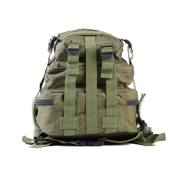 Taktisk Ryggsäck Nylon Militär Ryggsäck Vattentät Camping Jakt Fiske Vandringspack Khaki (30L)  No Flag