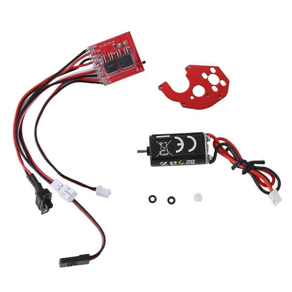 RC ESC 20A Børstemotor Hastighetskontroller m/ Bremse for RC Bil Båt Tank