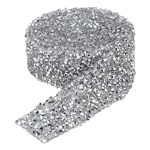 3 cm bred Rhinestone kæde trim Hotfix Resin diamant mesh bånd brudekjole bælte dekoration 180 cm