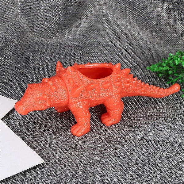 Farverig PVC Simulation Ankylosaurus Planteblomsterpotte Sukkulent Planteblomsterkrukke Hjemmekontorindretning