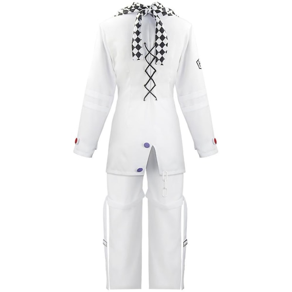 Kokichi Oma Cosplay Outfit Skoluniform Halloweenkostym Hat in black and white L