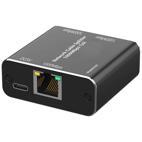 RJ45 Jakaja Liitin Adapteri Gigabit Verkkohajotin 1 - 2 Ethernet Hajotin Verkkokaapeli Spl