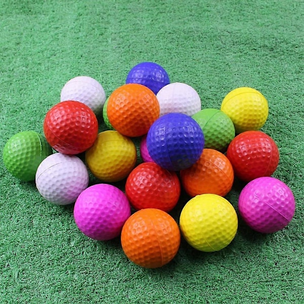 20 kpl Ilma Golf Harjoituspallot, Vaahtopallo, Golfharjoittelu Sisällä ja Ulkona, Takapihan Lyöntialustalle