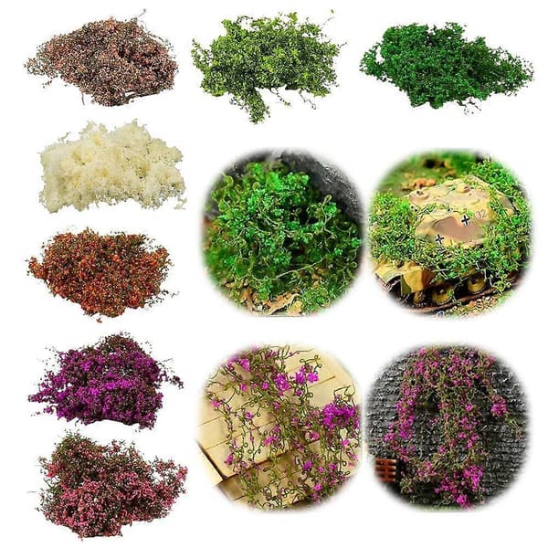 Simulering Mikro Landskap Dekorative Grønne Planter Pink