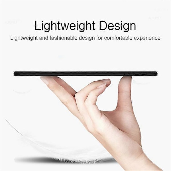 Kompatibel med Huawei MatePad Pro 13.2 (2025) Deksel PU Lær TPU Bakside Trifold Stativ Tablet Cover Black