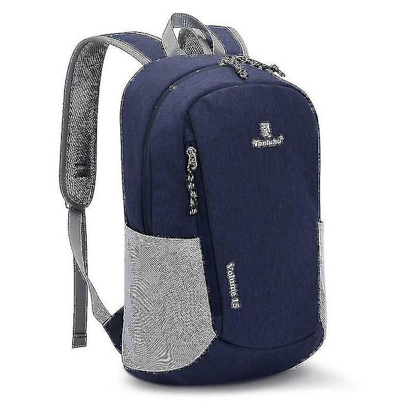 15l Utomhus Cykelryggsäck Hopfällbar Cykelryggsäck Reseryggsäck Bergsklättringsryggsäck Jd4 Dark Blue