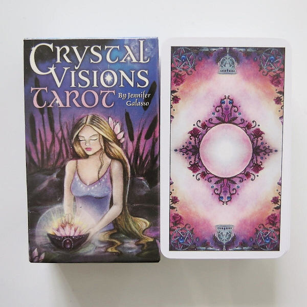 Nye Tarot orakel kort mystisk spådom grøn heks tarot kort spil brætspil til piger 13