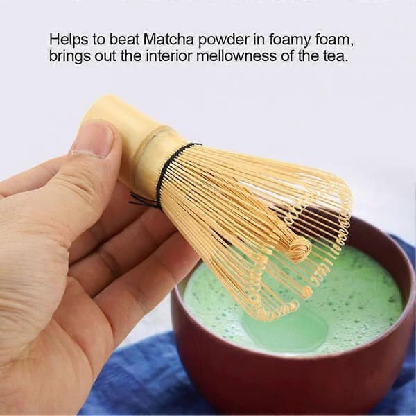 Visp Japansk Bambu Matcha Pulver Grön Kit Sås Borste Chasen