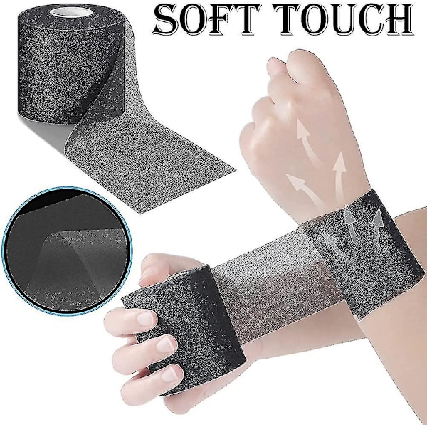 3 Stykker Skum Underwrap Sports Pre-wrap Atletisk Tape, 7 cm x 25 meter