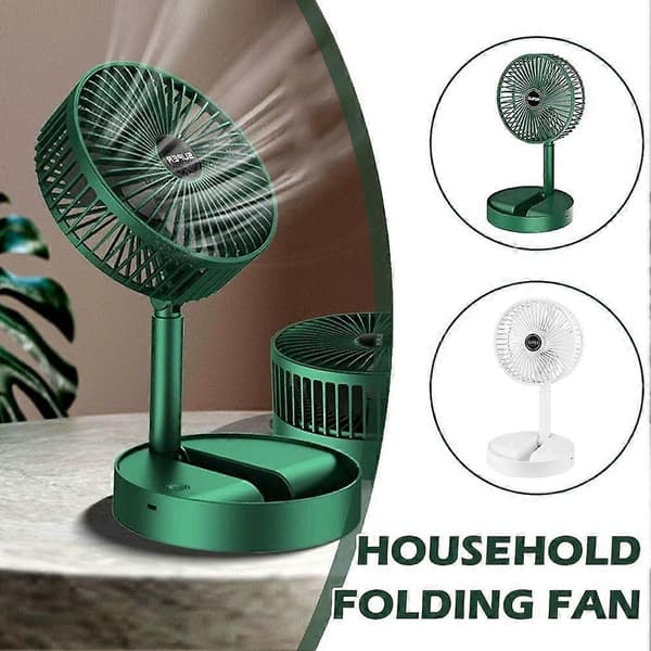 Portable Fan USB Rechargeable Foldable Table Fan Telescopic Floor Fan