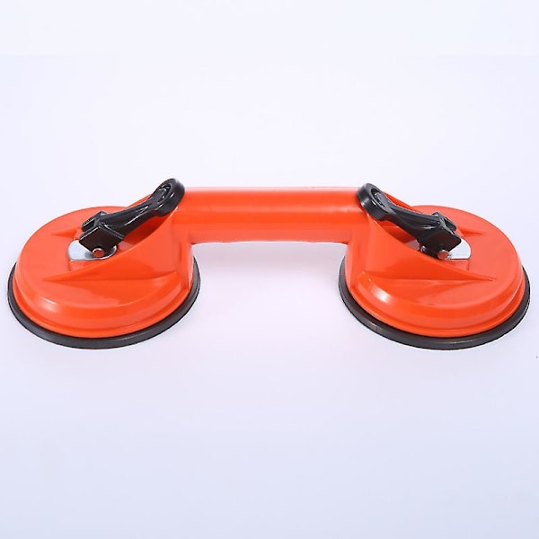 Dobbel sugekopp i aluminium, dobbel sugekopp for fliser, dobbel vakuumsugekopp for fliser, glass, kjøleskap, møbler, diameter 115 mm