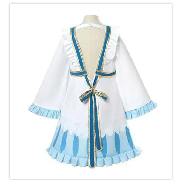 The Rising Of The Shield Hero Filo Cosplay Kostym Halloween Blå Klänning Komplett Set XXL