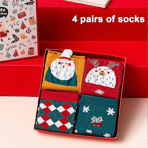 Julstrumpor Present, vinter Ankelstrumpor style 5