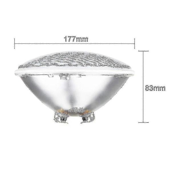 Led-allasvalaisin, 18 W Par56 RGB -uima-allasvalo. Vedenalainen kohdevalaisin kaukosäätimellä