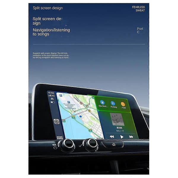 2-i-1 trådløs Carplay Android-adapter Android Auto biladapter trådløs adapter konverterer kablet til Carplay trådløs boks