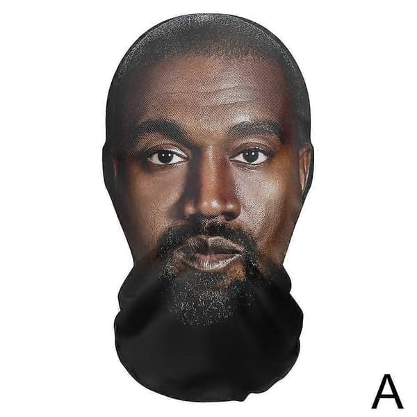 Ansigtspræstations-prank fuld ansigts 3D-maske, elefanthue Vanessa/1pc
