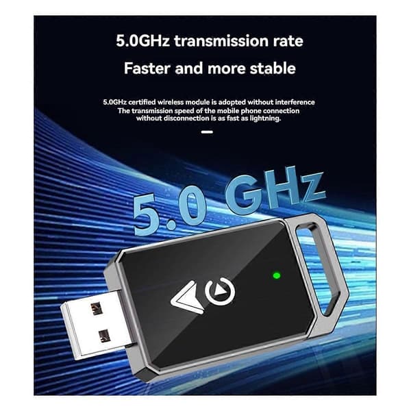 2 i 1 Trådløs Carplay Adapter til IOS Android Auto Smart USB Box Adapter Smart Plug and Play Dongl