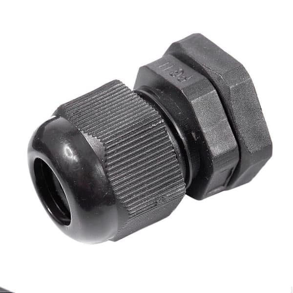 50 x Sort Plast Vandtæt Konnektor PG11 5-10mm Diameter Kabelmuffe