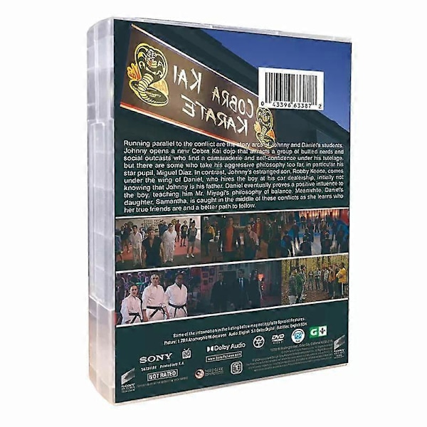 Nyt Bokssæt Cobra Kai Sæson 1-6 DVD 14-Disc Engelsk