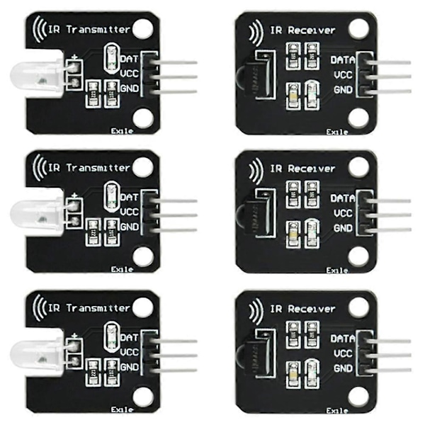 38Khz IR Modtager IR Sender Sensor Modul Kit IR Digital 38KHz Infrarød Modtagermodul Infrarød