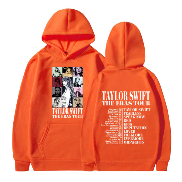 Taylor Swift perifer hættetrøje 3D-printet Taylor Swift unisex sweatshirt XL