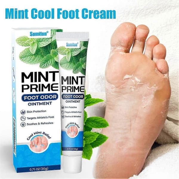 Mint Cool Foot Cream Deep Cooling Powerful Antibacterial Odor Removal