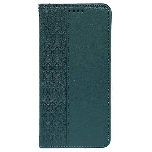 Kompatibel med HMD Pulse / Pulse+ Etui Pung Læder Telefon Cover Lykke Kløver Prægning Green