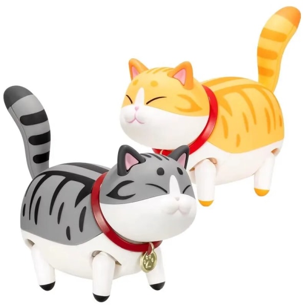 Uusi sähköinen kissan sokealaatikko Useita söpöjä lemmikkien sarjakuvakuvia Söpöt kissatytöt rakastavat luovaa Kawaii-lahjaverhokotelon set Electric cat 6pcs