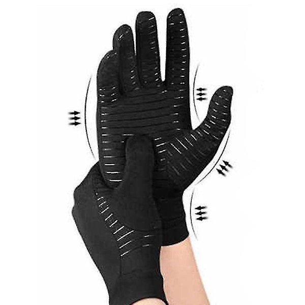 Herrehandsker Kobberfiber Spandex Touch Screen Handsker Løb Sport Vinter Varme