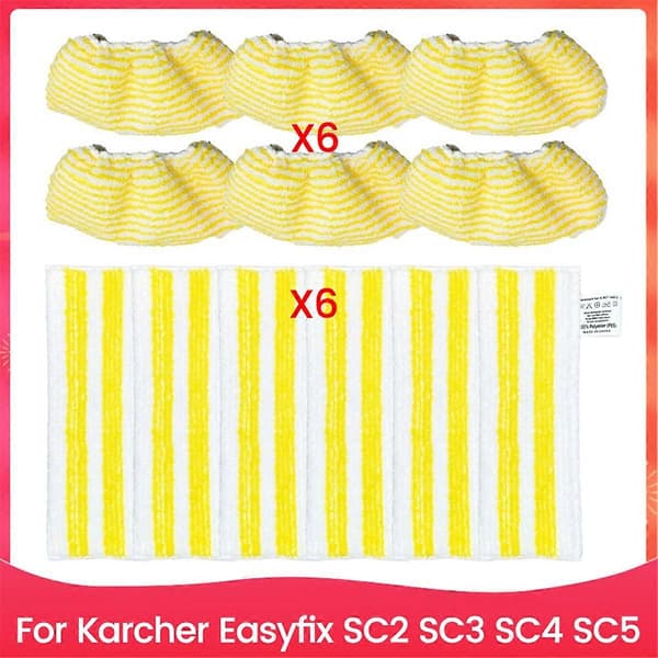 Mikrofiber Dampmoppeklude til Karcher SC2 SC3 SC4 SC5