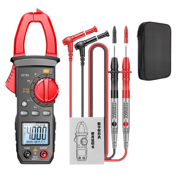 Intelligent Digital Strömtång Hög Precision Multimeter 400A AC/DC Strömtång Digital Display Ba