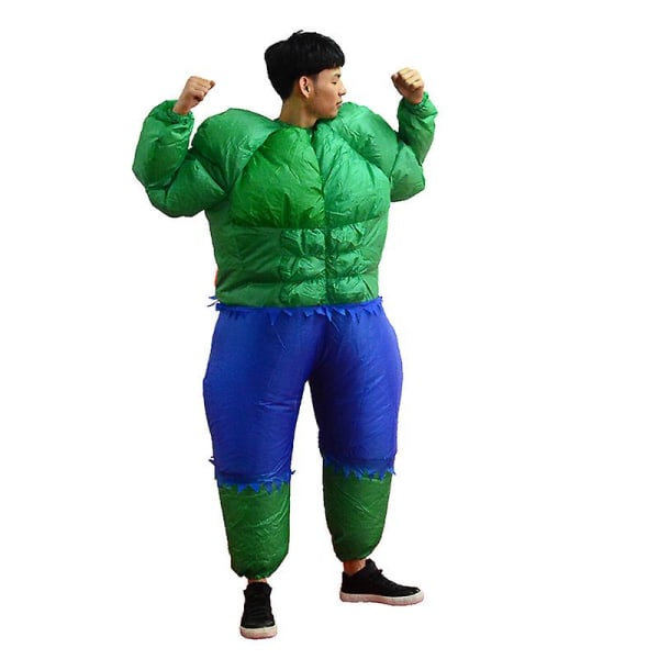 Voksen Grøn Fed Hulk Oppustelig Kostume Anime Dragter Maskot Halloween Fest Cosplay Kostumer Til Mand Kvinde Drenge Piger